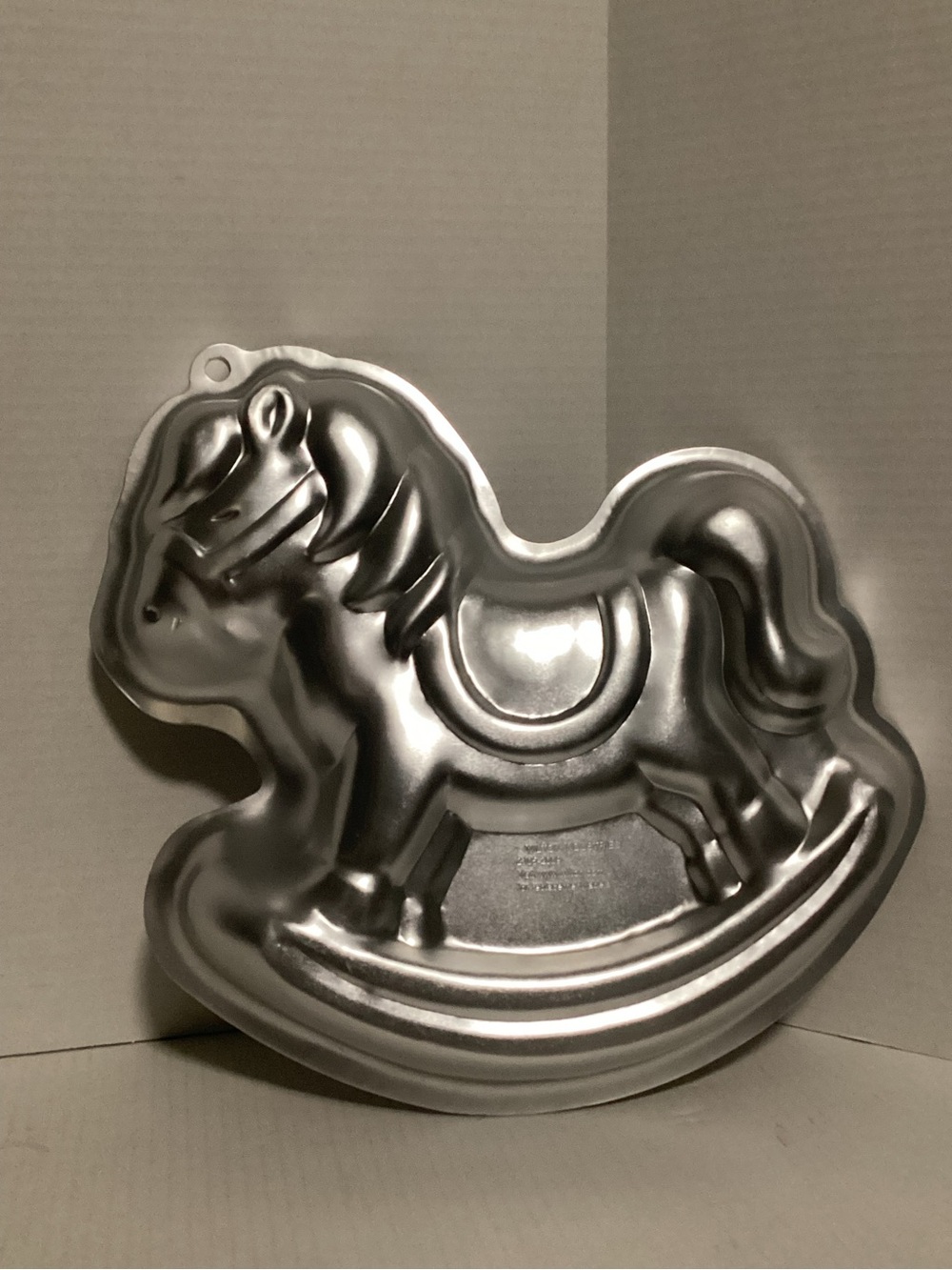 Wilton Silver Rocking Horse Cake Pan Mold